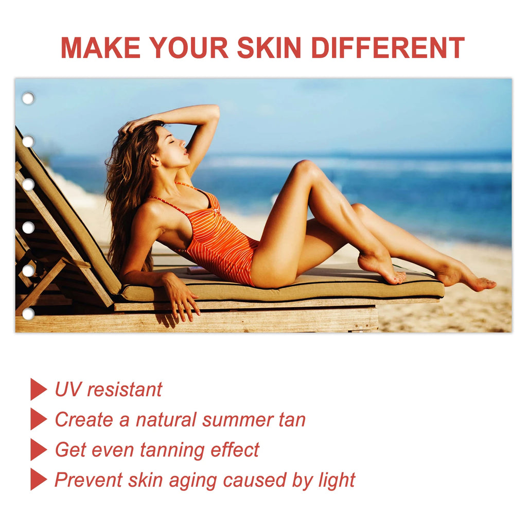 Tanning Accelerator Mousse Summer Skin Self Tanner Natural Glow Body Bronzer Sunbathing Keep Moisturizing Sunless Tanning Lotion Oasis Select