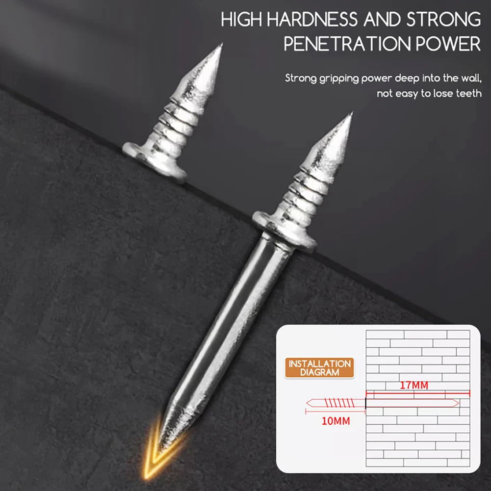 Seamless Double-Head Skirting Board Nails – Trace-Less 100–300pc