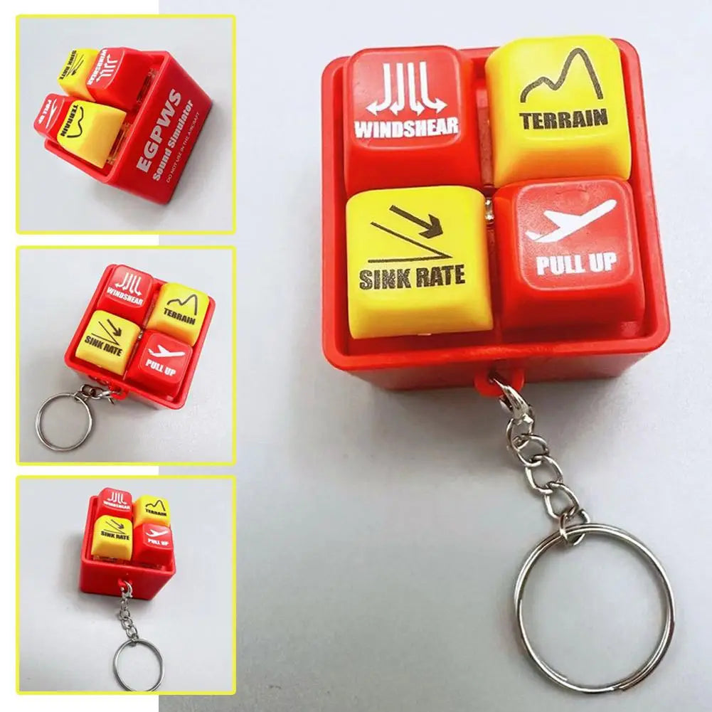 Aircraft Emergency Alarm Keychain – Personal Safety Alert