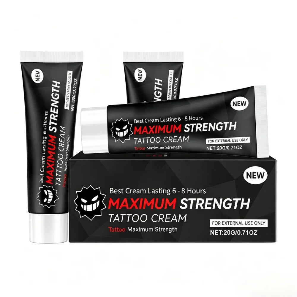 Aloe Vera Infused Tattoo Repair Cream Relieves Post Tattoo Skin Discomfort Deeply Moisturizes And Prevents Color Loss Oasis Select 3PCS 20g