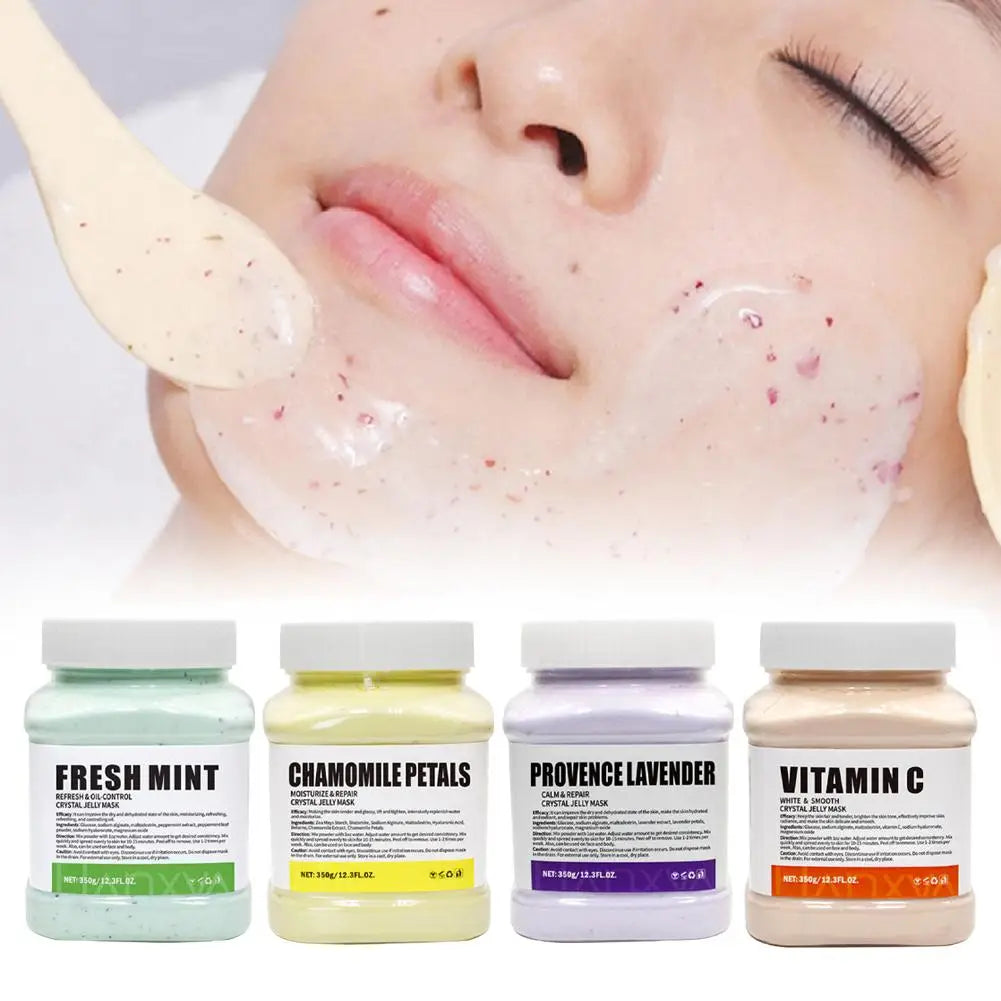 Gold Crystal Jelly Mask Powder 350g | Brightening & Hydrating Jelly Face Mask Oasis Select