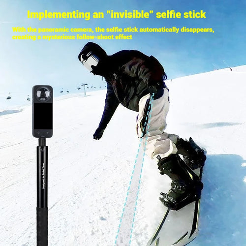 1.2m Invisible Selfie Stick Bullet Time Tripod for Insta360 & DJI Selfie Stick Tripod Oasis Select