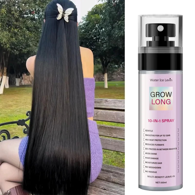 10-in-1 Leave-In Hair Spray – Caffeine, Ginseng & Vitamin E Leave-In Conditioner Spray Oasis Select