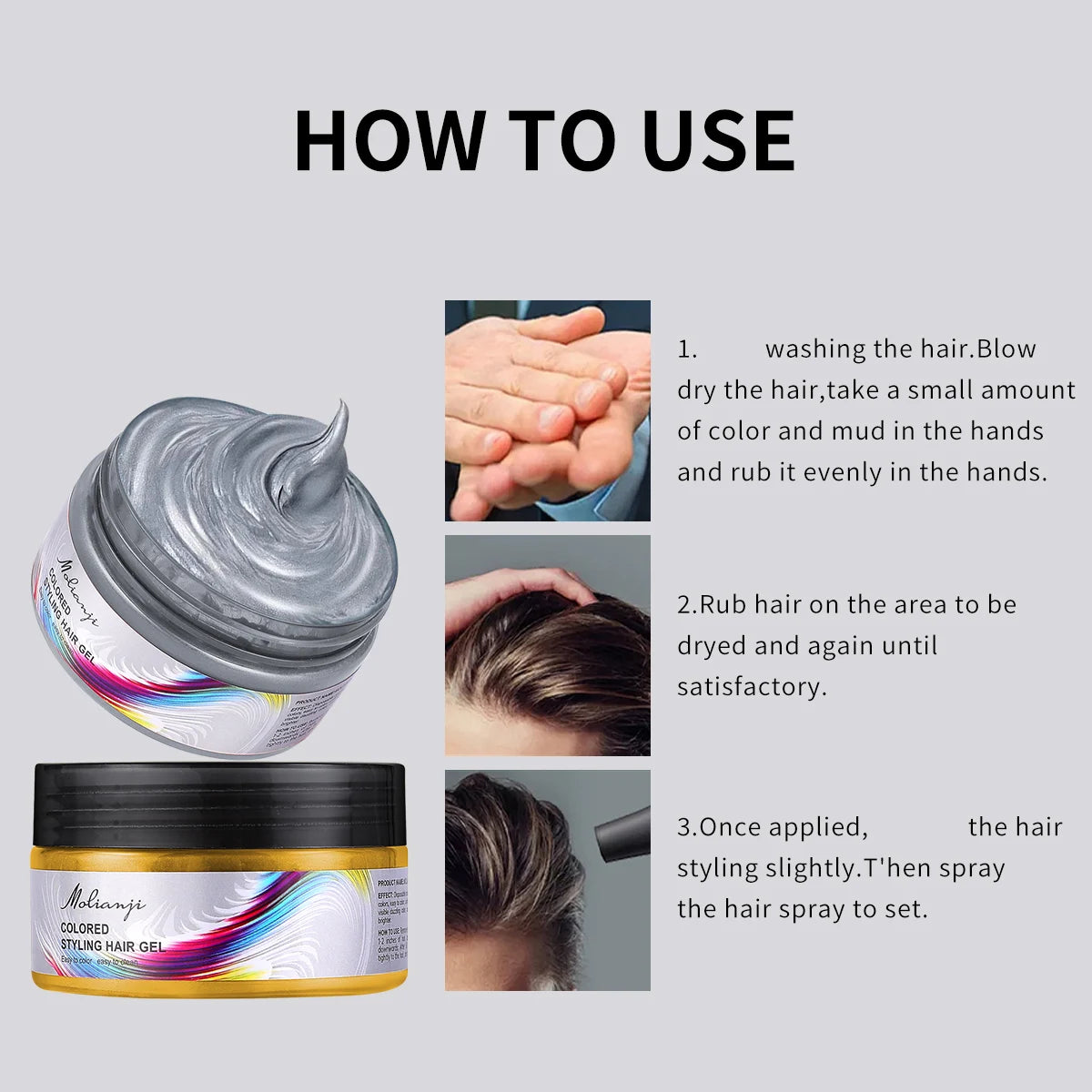 Hair Color Wax – Long-Lasting Styling Dye for Men & Women Hair Color Wax Oasis Select