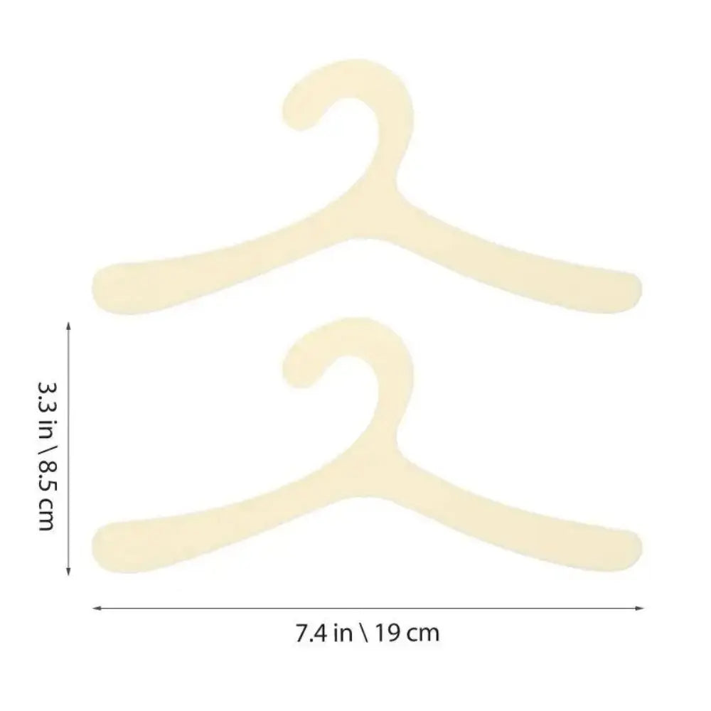 20-Pack Mini Pet Clothes Hangers | Space-Saving Dog Apparel Rack