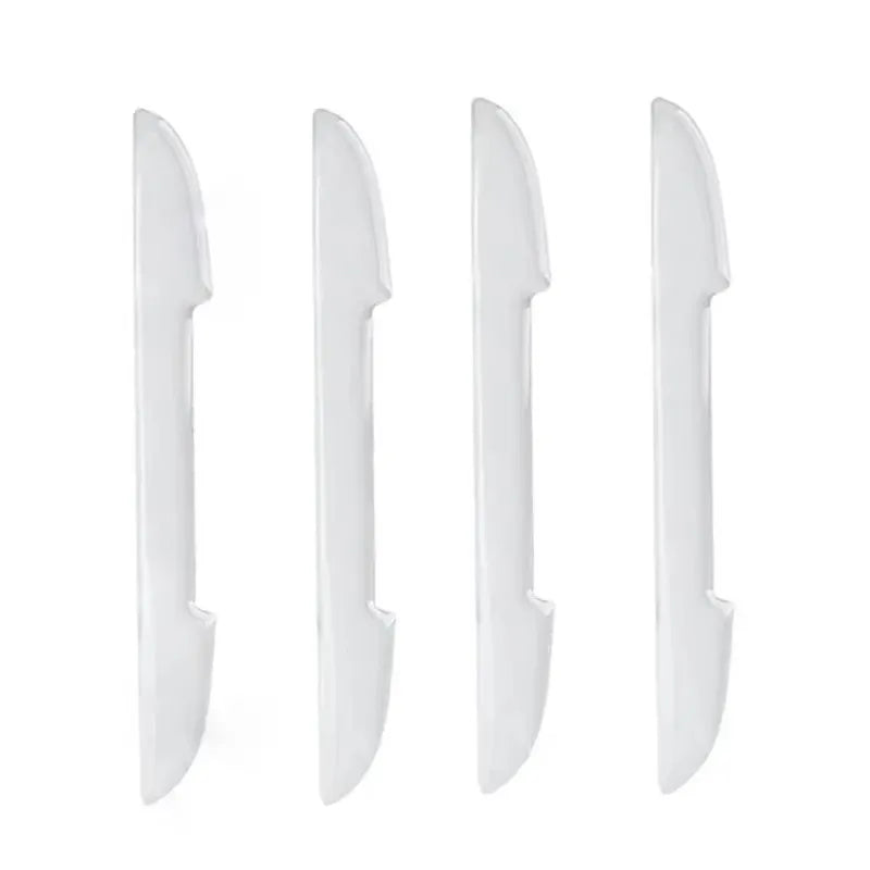 2/8/12pcs Transparent Anti-Collision Protector Bar Strips Side Edge Protection Guards Rear View Mirror Cover Protection Stickers Oasis Select 4pcs