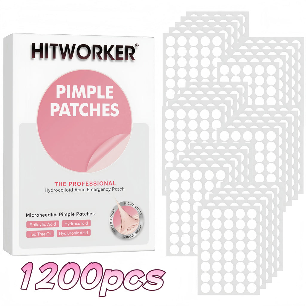 1200/800 pieces/box of acne patches - non-alcoholic, used to absorb acne secretions, non irritating, essential for acne care Oasis Select 1200pcs
