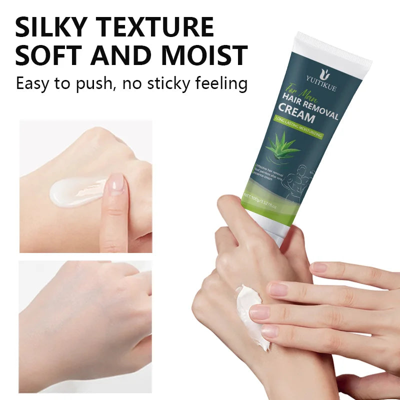 YUITIKUE Men's Hair Removal Cream – Sensitive Skin 100g