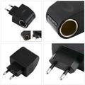 AC to 12V DC Car Cigarette Lighter Wall Power Adapter – EU Plug