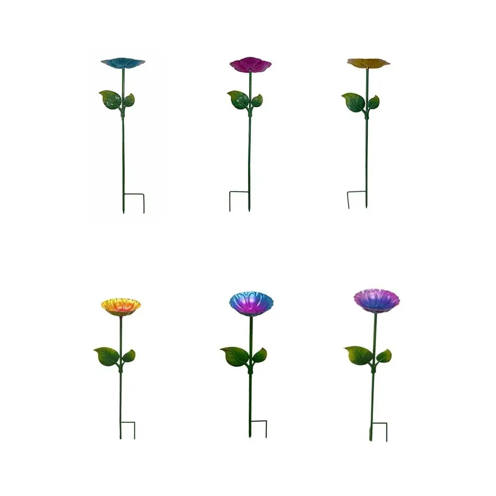 Iron Flower Bird Bath – Large Capacity Garden Dish | Oasis Garden Bird Bath Oasis Select