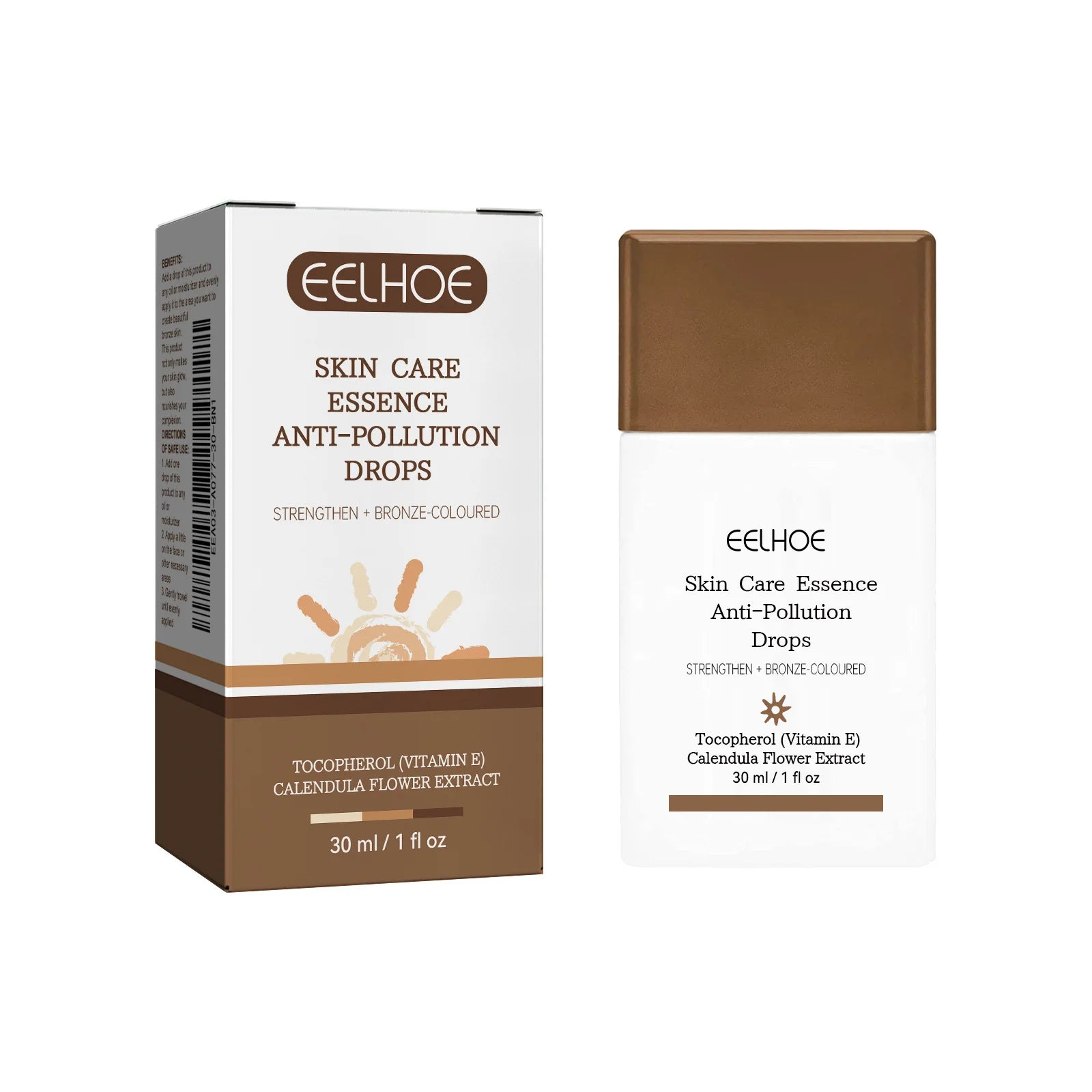 EELHOE Tanning Gel Even Skin Tone Deep Moisturizing Glowing Fast Absorbing Non Greasy Mild Ingredients Self Tanning Drops 30ml Oasis Select 30ml