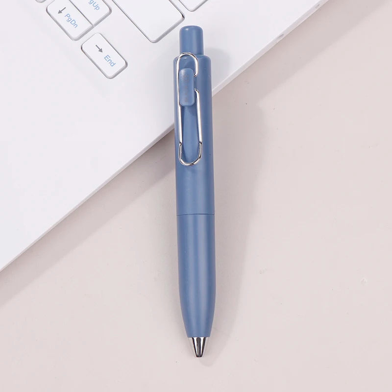 0.5mm Small Thick Core Fat Mini Pocket Pen Neutral Quick Dry Waterproof Uniball One Push Portable Oasis Select A7