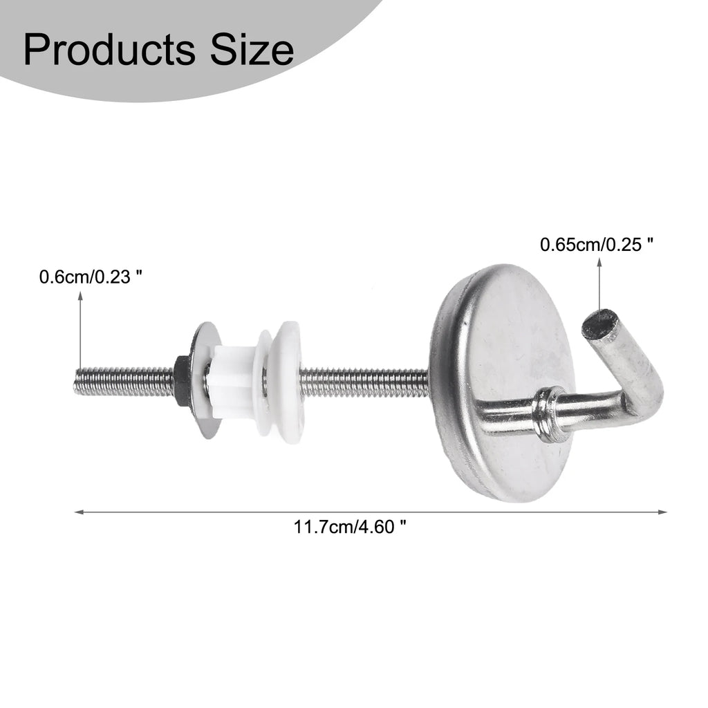 2Pcs Toilet Seat Hinge Adjustable Knob Toilet For Seat Hinge Toilet Seat Fix Fitting Stainless Steel With Mounting Accessory Oasis Select