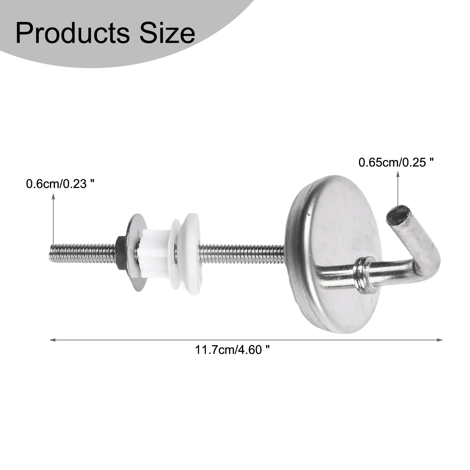 2Pcs Toilet Seat Hinge Adjustable Knob Toilet For Seat Hinge Toilet Seat Fix Fitting Stainless Steel With Mounting Accessory Oasis Select