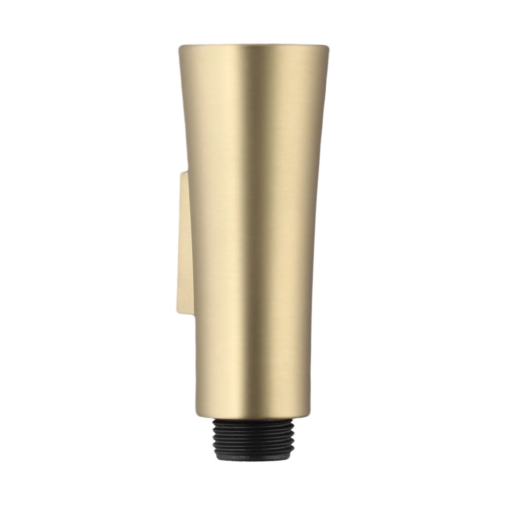 1.8 GPM Pull Out Faucet Sprayer Nozzle Column Brushed Gold Kitchen Sink Water Saving Shower Spray Head Bathroom Sink Tap Oasis Select