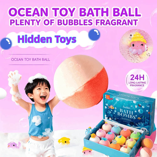 12-Piece Surprise Toy Bath Bombs – Natural Oils & Mega Bubbles Bath Bomb Gift Set Oasis Select