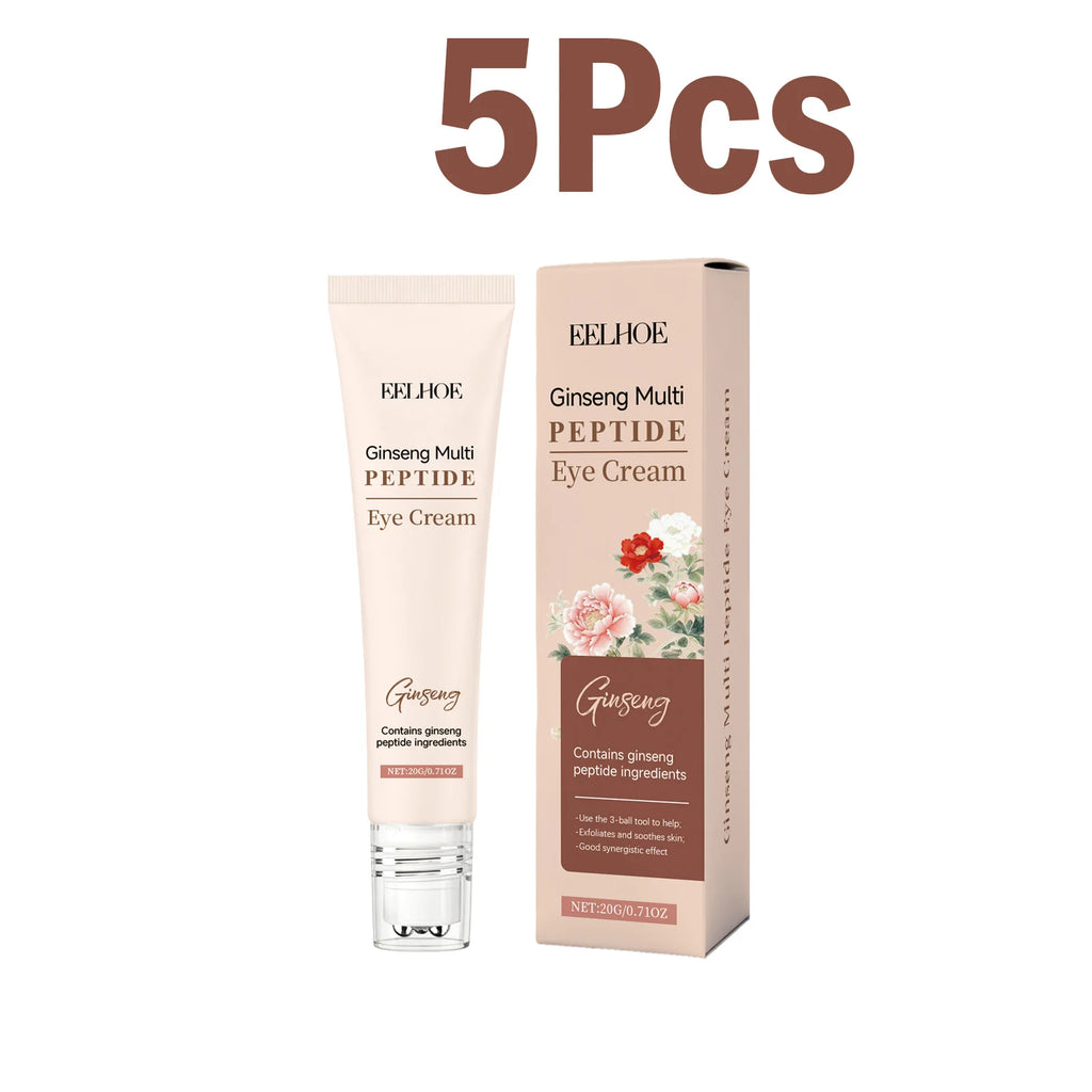 Eelhoe Ginseng Roller Eye Cream – Anti-Aging Dark Circles Roller Eye Cream Oasis Select 5 x 20g Boxed