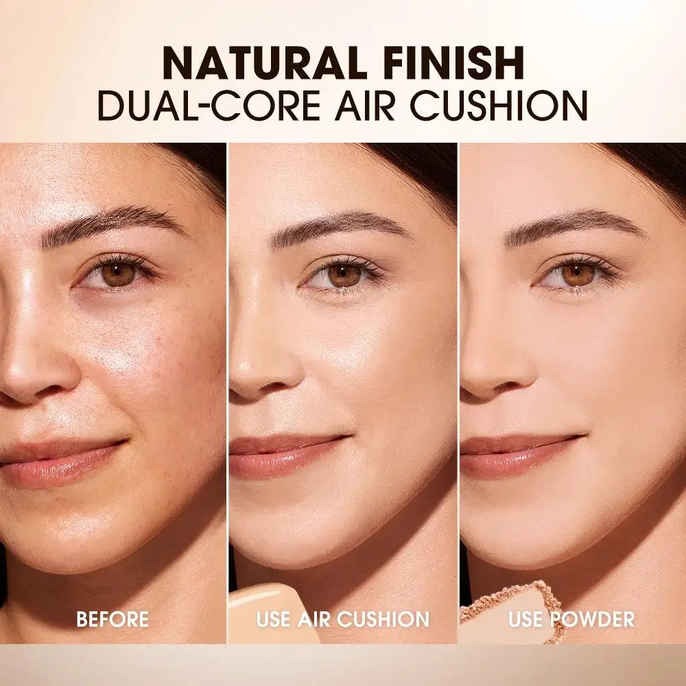 O.TWO.O 2-in-1 Air Cushion Cream & Setting Powder | 24H Matte