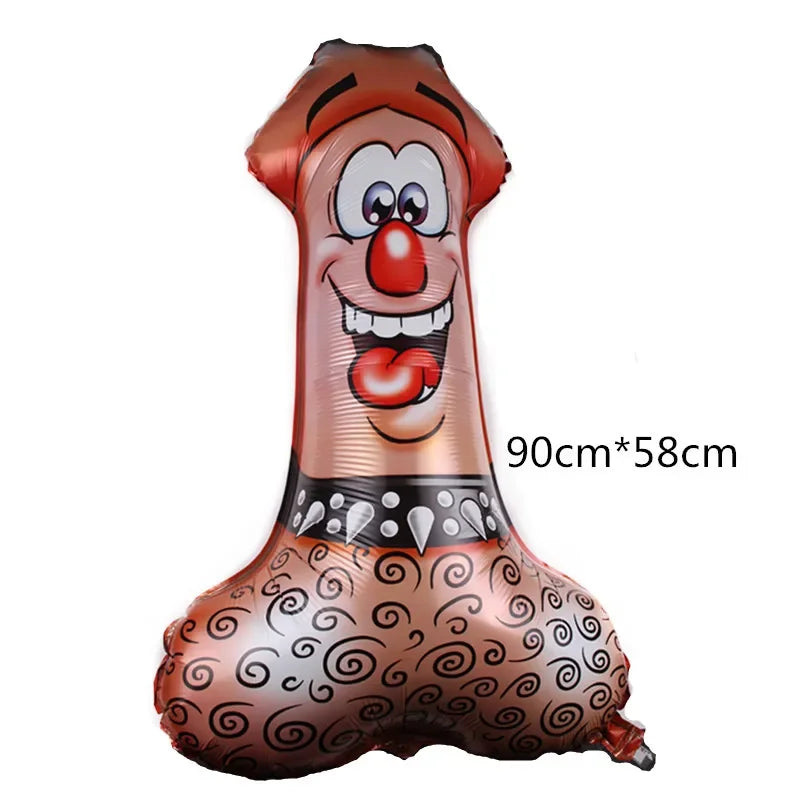 Fun Cartoon Aluminum Film Balloon Valentine's Day Prank Aluminum Foil Balloon Birthday Party Decoration Oasis Select Laser 3pcs