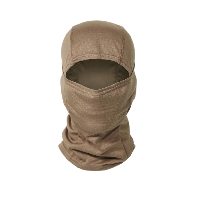 Camouflage Balaclava Hat Cycling Full Face Mask Outdoor Sports Hunting Hiking Ski Mask Motorcycle Helmet Inner Cap Oasis Select Brown