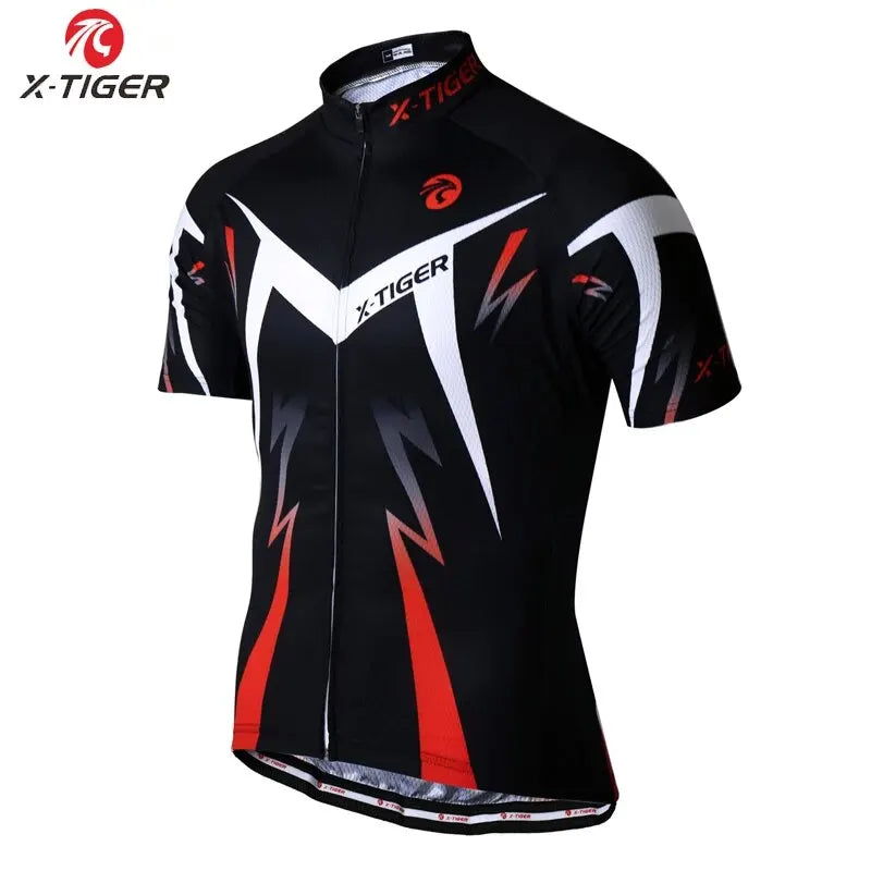 X-Tiger Pro Cycling Jerseys Ropa Ciclismo Mountain Bike Clothing Quick-dry Men's Racing Bicycle Clothes MTB Sportswear Oasis Select XM-DY-01302 M