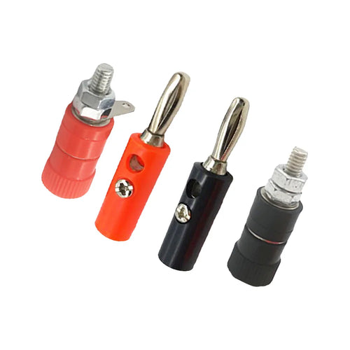 10-Pair 4mm Banana Binding Posts Speaker Wire Screw Connectors Speaker Wire Connectors Oasis Select
