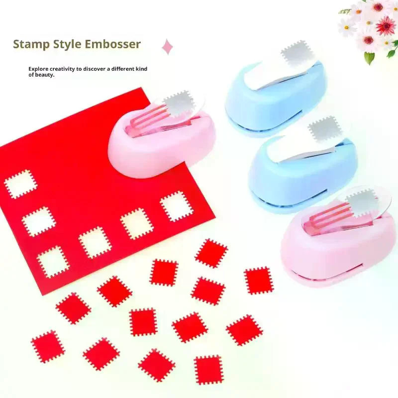 Stamp Border Labor-saving Edge Press DIY Punch Stamp Shape Craft Punch Handmade Photo Frame Embossing Machine Making Tool Oasis Select
