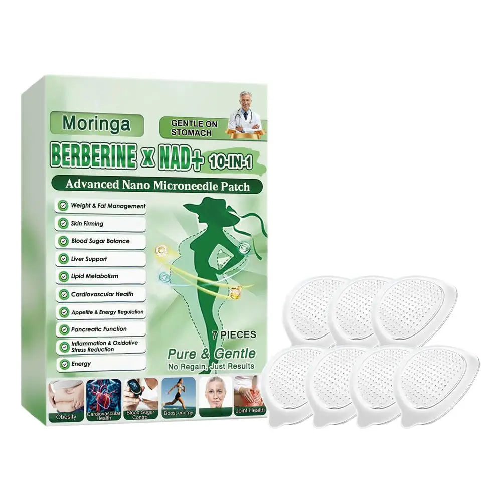 10-in-1 Nano Microneedle Patch – Firming & Moisturizing Skin Microneedle Skin Patch Oasis Select B 1 Box