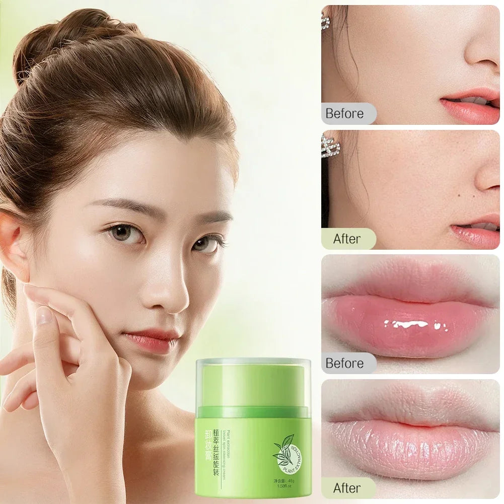 Plant Velvet Rotating Makeup Remover Cream 45g Gentle Non Irritating Deep Cleansing Eyes Lips Face Daily Skincare Oasis Select