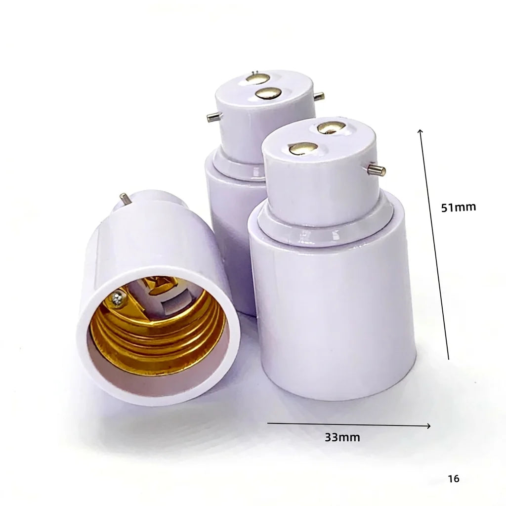 Lamp Holder Converter Compatible Socket Adapter E27 To E14 Converter Insulating B22 To E27 Adapter For Living Room Study Bedroom Oasis Select