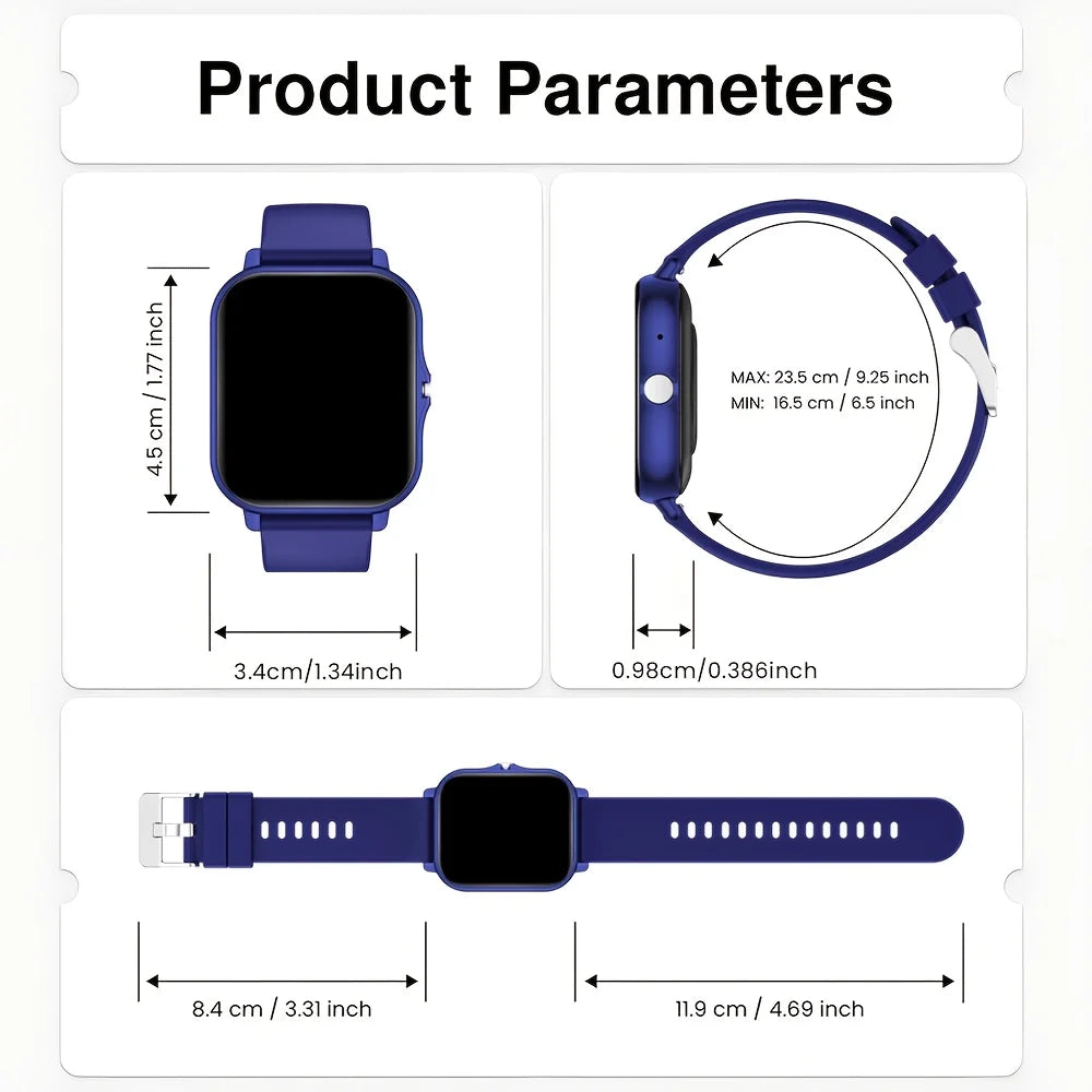 ERUN Smart Watch 1.83" Touch Screen – Calls & Pedometer