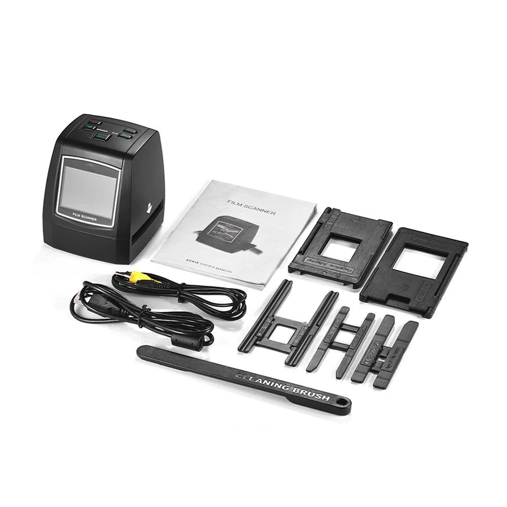 High-Resolution 14MP/22MP Film Scanner Convert 35mm/135mm/126mm/110mm Color Monochrome Slide Film Negative into Digital Picture Oasis Select