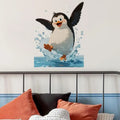 Cute Penguin Waterproof PVC Wall & Bathroom Decal Sticker