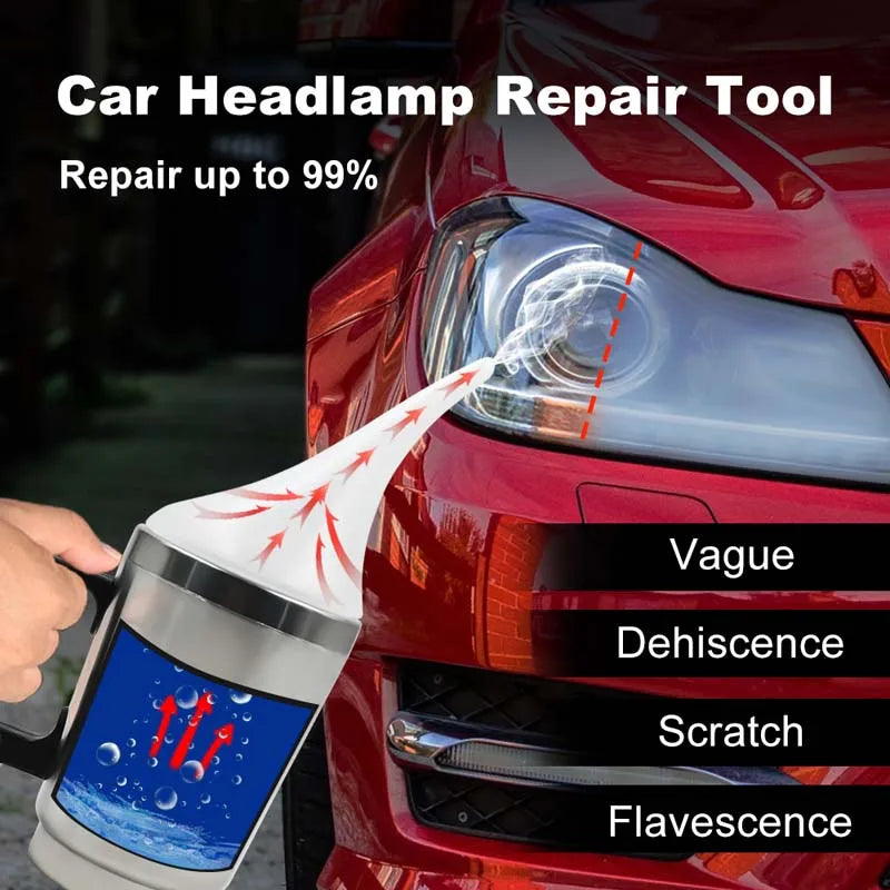 Car Headlight Polish Restoration Kit Car Headlamp Repair Renovation Kit 50ml/100ml Headlights Liquid Polymer Clean Auto Tool Set Oasis Select