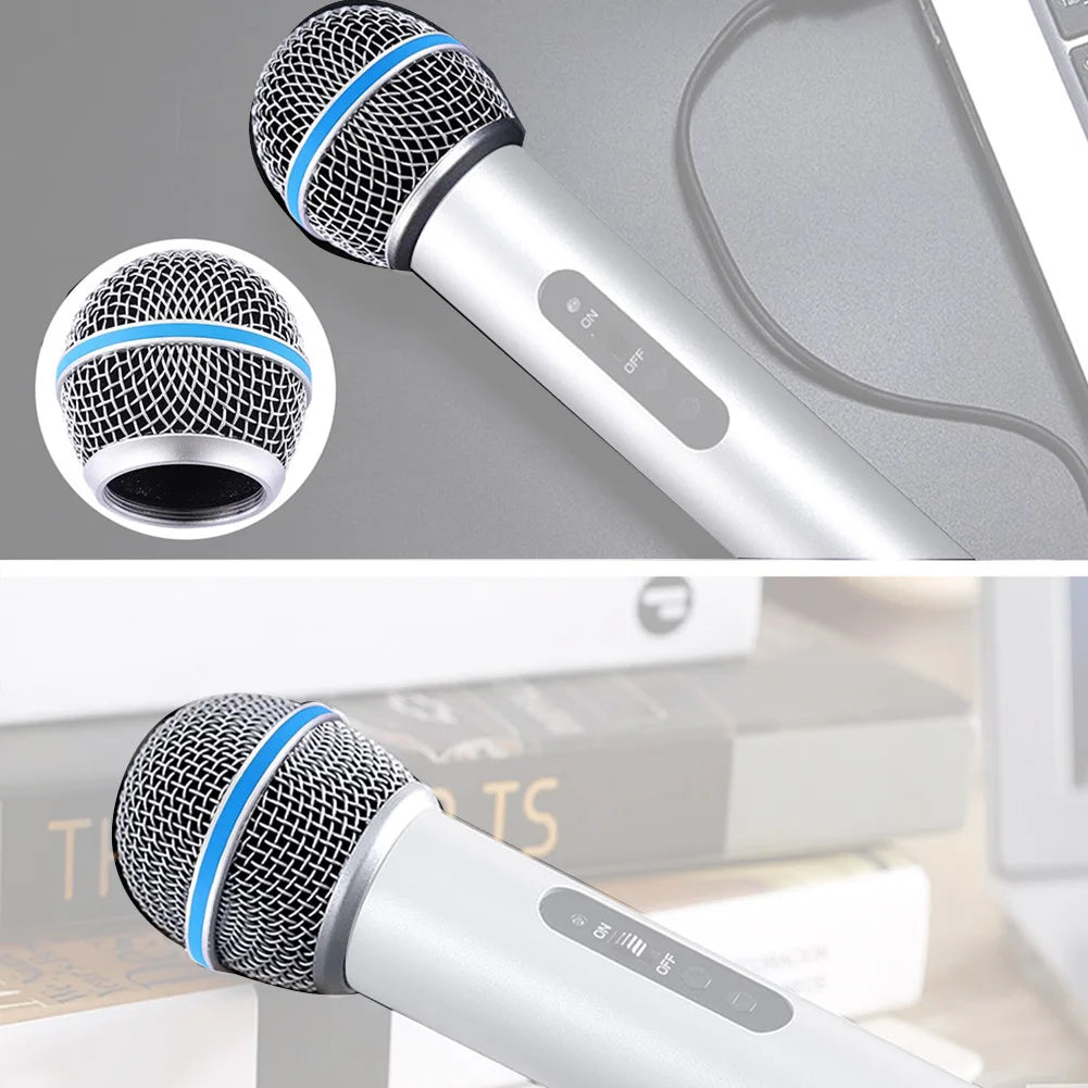 Microphone Mesh Head For 58 Microphone Fits For Shure Beta Grill Mesh Head Steel Replacement Microphones DIY Parts Oasis Select