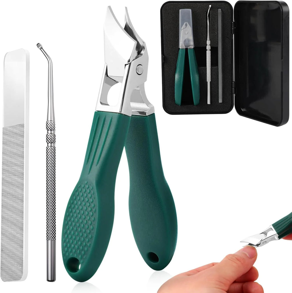 Three sets of eagle beak diagonal nail clippers, diagonal nail clippers, suitable for thick nails, elderly people, and nail care Oasis Select Style 2