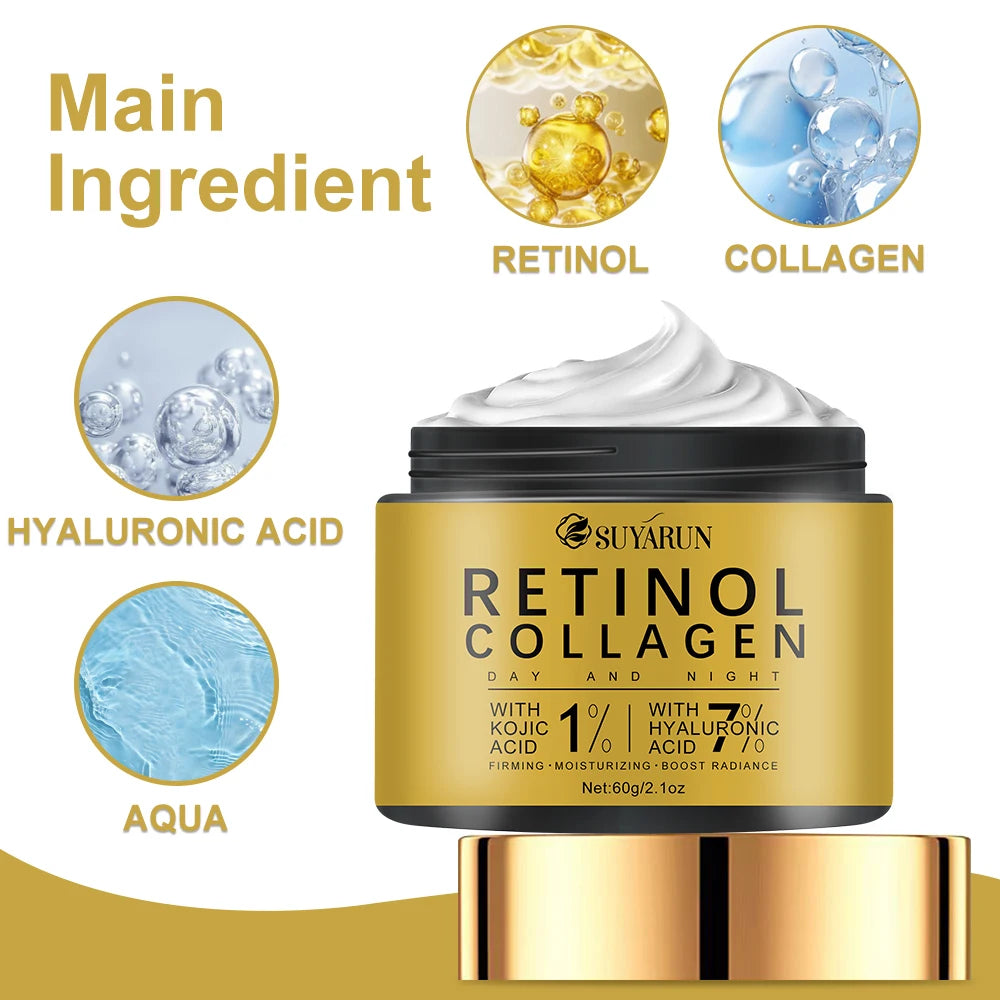 Retinol Moisturizer – Kojic Acid & Hyaluronic Acid Day & Night Facial Moisturizer Oasis Select