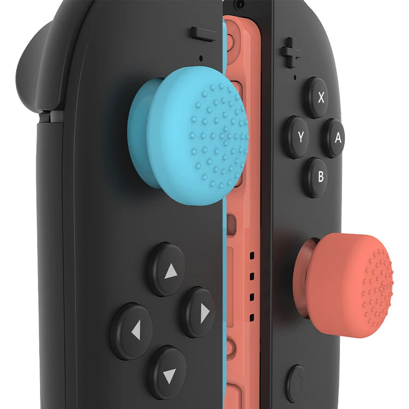 Switch 2 Thumb Stick Case Set, 4/6pcs Joystick Cover with Anti-slip Silicone Controller Caps for JoyCon Oasis Select