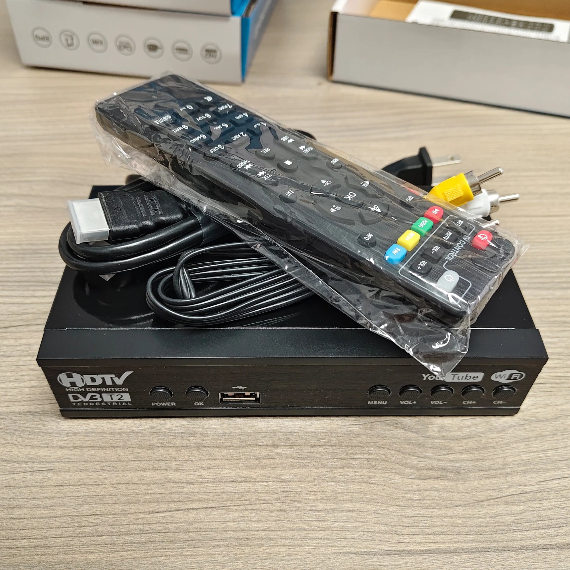 DVB-T2/C Terrestrial Digital TV Set-Top Box, PVR HD Video & Audio, Digital TV Receiver, TV Box Oasis Select
