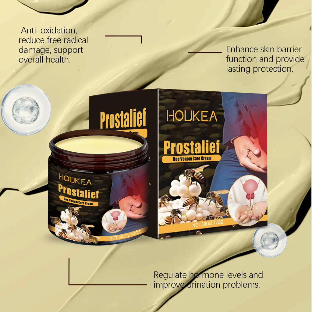 Houkea Bee Venom Man Private Area Care Cream Lasting Sex No Side Effects Soothing Pain Increase Enlarge Penis Treatment Creams Oasis Select