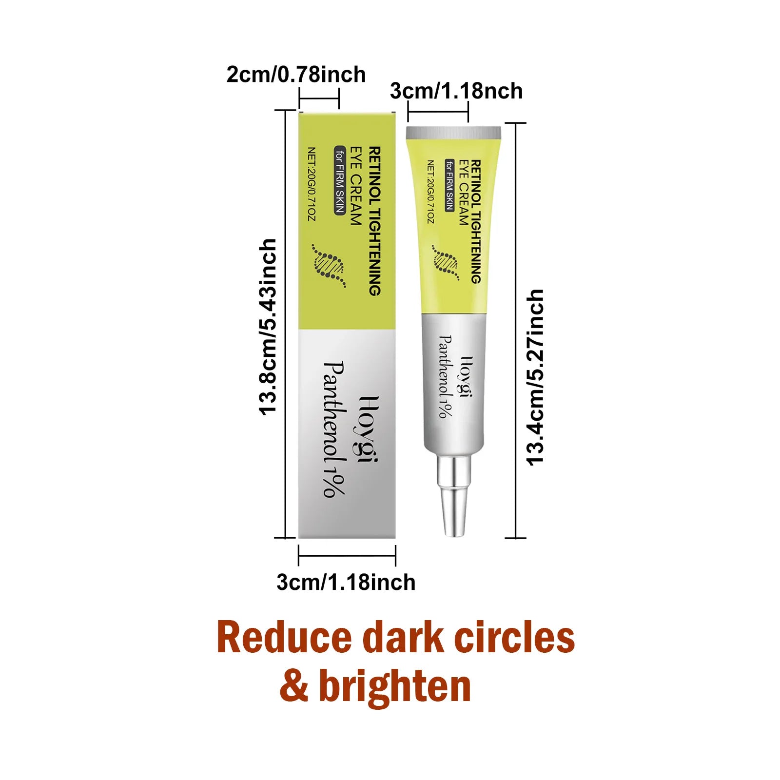 Hoygi Retinol Eye Cream – Dark Circles, Puffiness & Wrinkles Retinol Eye Cream Oasis Select Lighten Dark Circles