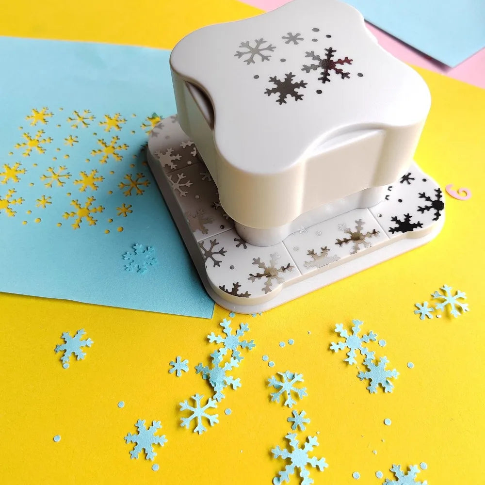 Magnetic Paper Hole Punch Handmade Crafts Tool Embossing Device Labor-Saving Punching Machine Paper Cutter Card Making Oasis Select Style 8