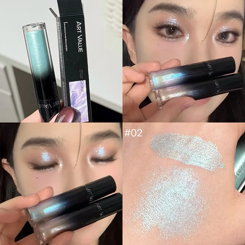 ART VALUE Glitter Liquid Eyeshadow – Shimmer Highlighter