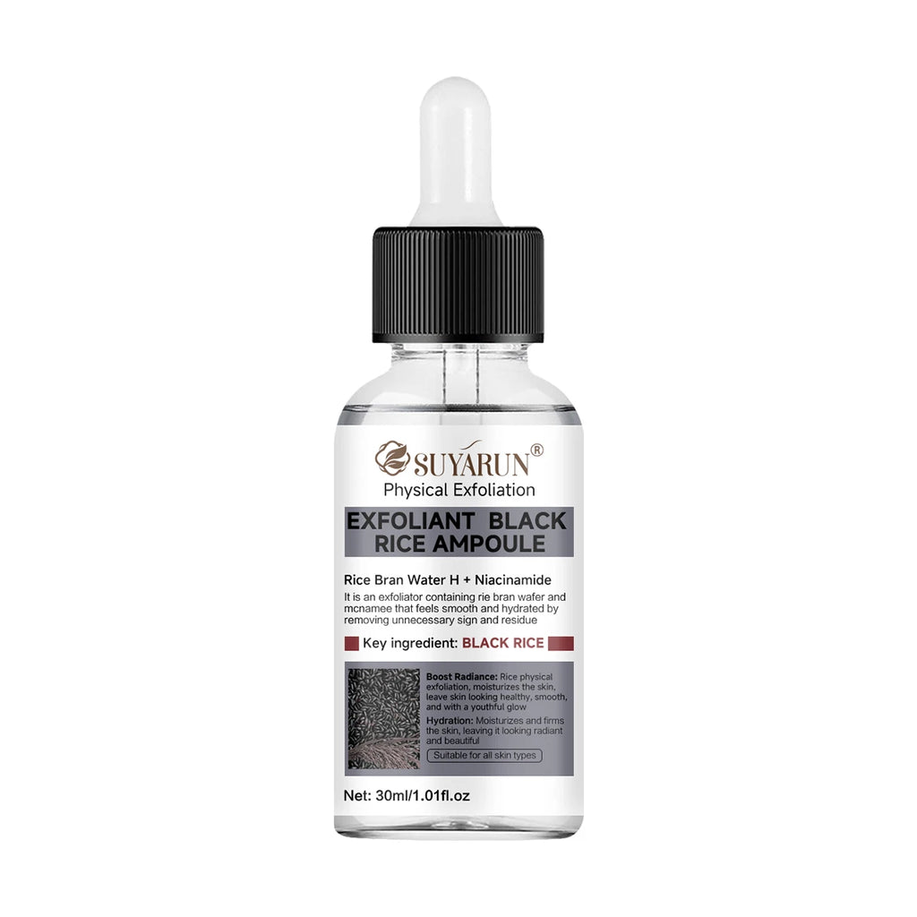 SUYARUN Black Rice Exfoliating Face Serum – Brightening Brightening Face Serum Oasis Select 30ml