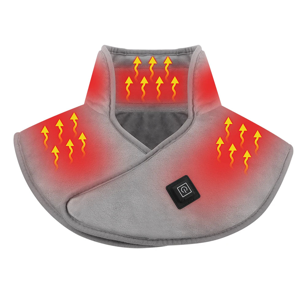 USB Heated Shoulder & Neck Wrap | 3 Heat Settings – Hailicare