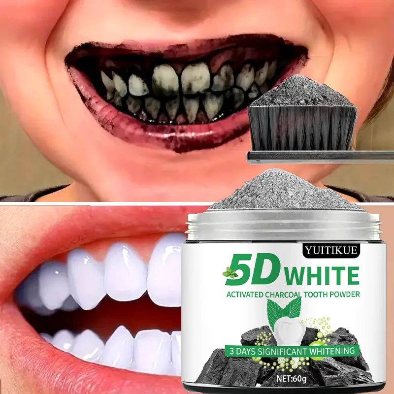 Tooth Whitening Powder – Charcoal, Peppermint & Xylitol 60g