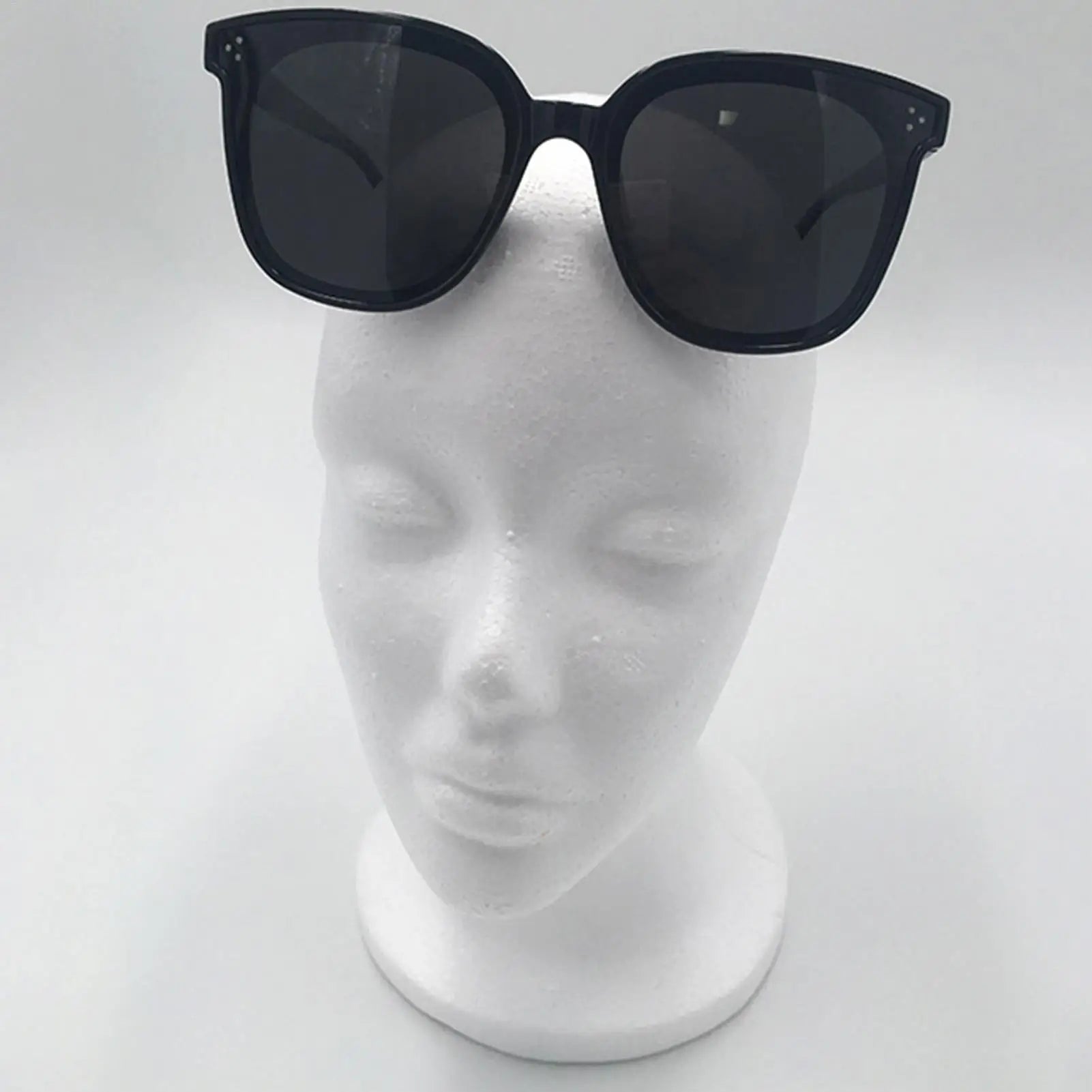 Female Styrofoam Mannequin Manikin Head Model Foam Wig Hair Lightweight Manikin Head Wig Display Stand for Scarves Jewelry Hats Oasis Select