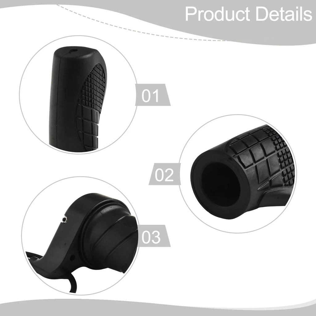 12-72V Throttle Electric Bike Throttle Voltage Compatibility Waterproof Connector Wear-resistant Grip Versatile Voltage Throttle Oasis Select