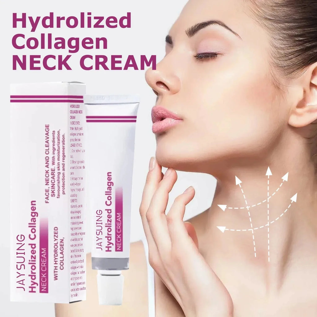 Hydrolyzed Collagen Neck Cream Eliminate Neck Fine Lines Firming Lifting Neck Remove Double Chin Rejuvenation Cream SkinCare Oasis Select