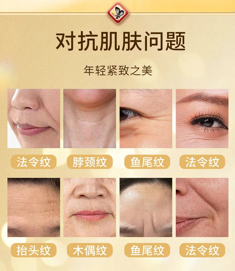 Ginseng & Peptide Gold Face Serum 100ml – Hydrating & Firming Face Serum Essence Oasis Select